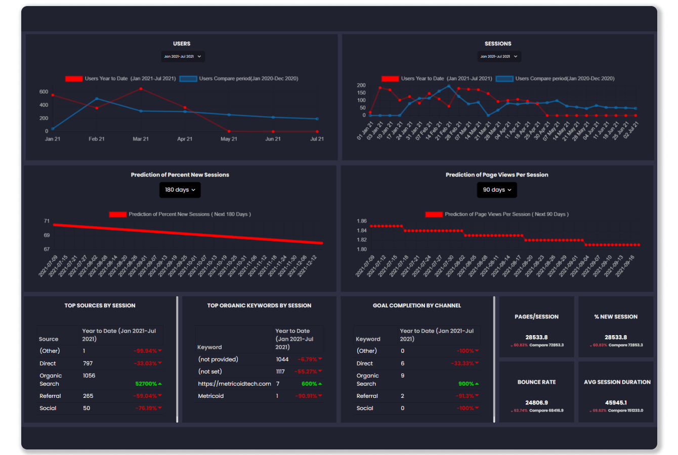 Company snapshot template